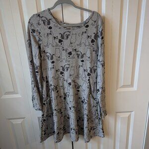 Cozy L.A. Soul Cat sweater dress, size l/xl